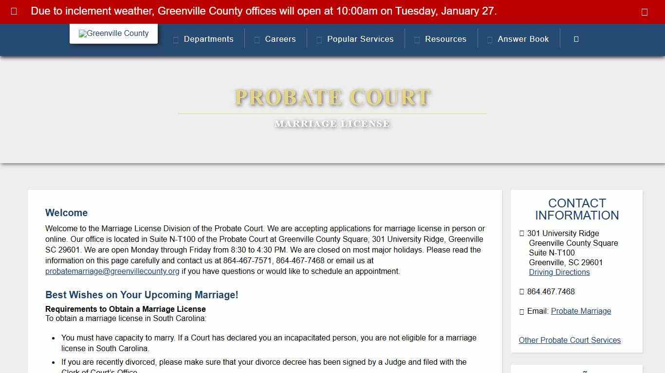 County of Greenville, SC